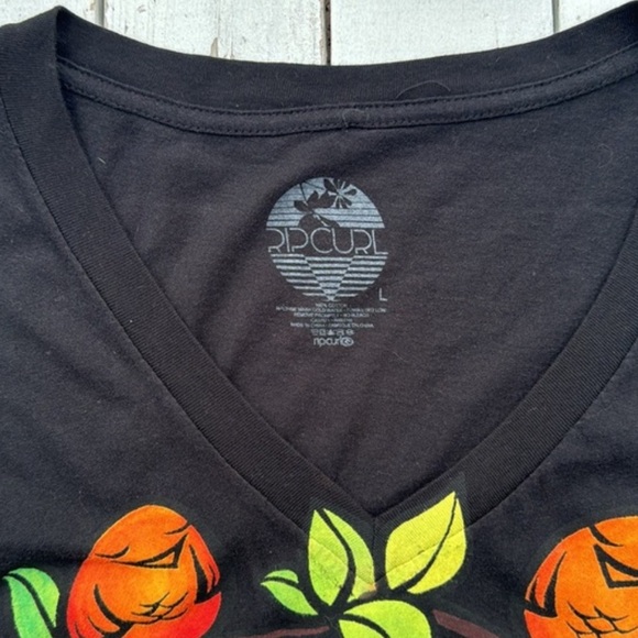 Rare Heather Brown Aloha Tee by Rip Curl - Picture 3 of 4